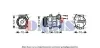 Kompressor, Klimaanlage 12 V AKS DASIS 851555N Bild Kompressor, Klimaanlage 12 V AKS DASIS 851555N