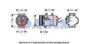 Kompressor, Klimaanlage AKS DASIS 851815N