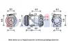 Kompressor, Klimaanlage 12 V AKS DASIS 852577N Bild Kompressor, Klimaanlage 12 V AKS DASIS 852577N