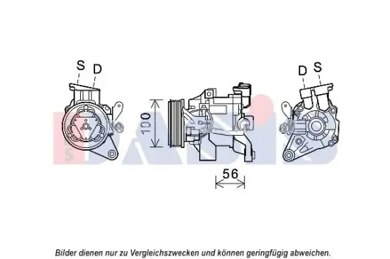 Kompressor, Klimaanlage AKS DASIS 852677N Bild Kompressor, Klimaanlage AKS DASIS 852677N