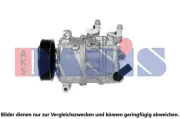 Kompressor, Klimaanlage 12 V AKS DASIS 852884N