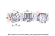Elektromotor, Innenraumgebläse 12 V AKS DASIS 870446N