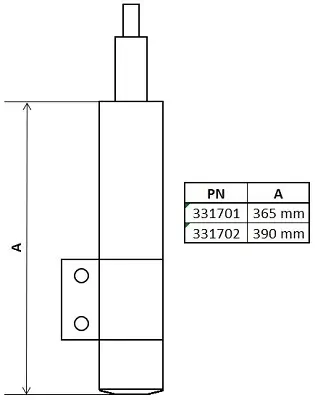 Stoßdämpfer Vorderachse KYB 331701 Bild Stoßdämpfer Vorderachse KYB 331701