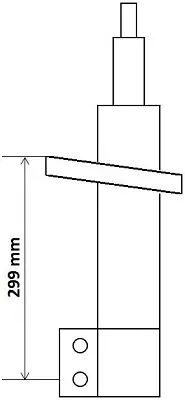 Stoßdämpfer Vorderachse KYB 3348084 Bild Stoßdämpfer Vorderachse KYB 3348084