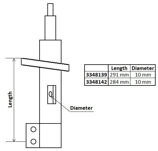 Stoßdämpfer KYB 3348139