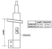 Stoßdämpfer Vorderachse KYB 3348139