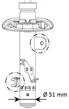 Stoßdämpfer KYB 339795 Bild Stoßdämpfer KYB 339795