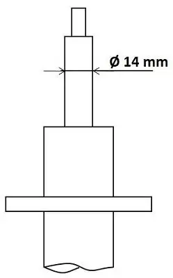 Stoßdämpfer Vorderachse KYB 3418009 Bild Stoßdämpfer Vorderachse KYB 3418009