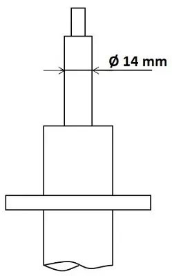 Stoßdämpfer Vorderachse KYB 3418009 Bild Stoßdämpfer Vorderachse KYB 3418009