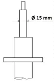 Stoßdämpfer Vorderachse KYB 3418013