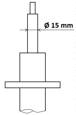 Stoßdämpfer Vorderachse KYB 3418014 Bild Stoßdämpfer Vorderachse KYB 3418014