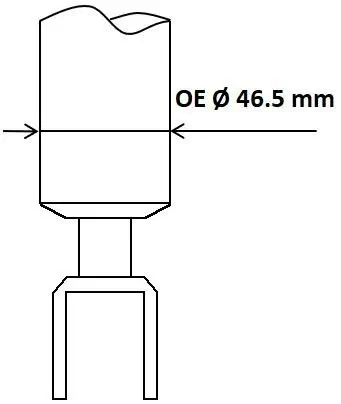 Stoßdämpfer Vorderachse KYB 341844 Bild Stoßdämpfer Vorderachse KYB 341844