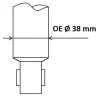 Stoßdämpfer Hinterachse KYB 3430076 Bild Stoßdämpfer Hinterachse KYB 3430076