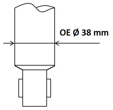 Stoßdämpfer Hinterachse KYB 3430076 Bild Stoßdämpfer Hinterachse KYB 3430076