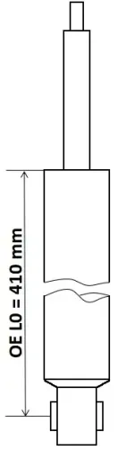 Stoßdämpfer Hinterachse KYB 343298 Bild Stoßdämpfer Hinterachse KYB 343298