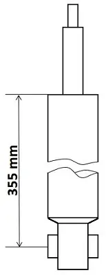 Stoßdämpfer Hinterachse KYB 3438022 Bild Stoßdämpfer Hinterachse KYB 3438022