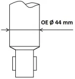 Stoßdämpfer Hinterachse KYB 3438023