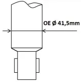 Stoßdämpfer Hinterachse KYB 3440229