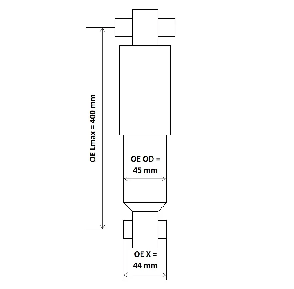 Stoßdämpfer Vorderachse KYB 3447501