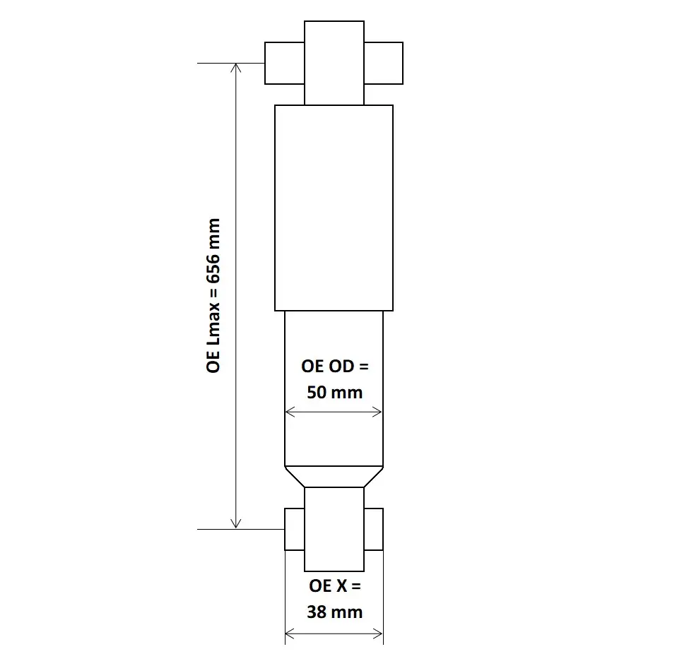 Stoßdämpfer Hinterachse KYB 3450031