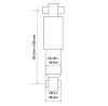 Stoßdämpfer Hinterachse KYB 3450031 Bild Stoßdämpfer Hinterachse KYB 3450031