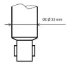 Stoßdämpfer Hinterachse KYB 5530015 Bild Stoßdämpfer Hinterachse KYB 5530015