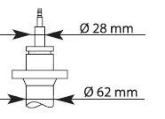 Stoßdämpfer Vorderachse KYB 635807 Bild Stoßdämpfer Vorderachse KYB 635807