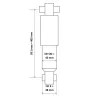 Stoßdämpfer Vorderachse KYB 6447502 Bild Stoßdämpfer Vorderachse KYB 6447502