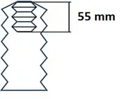 Staubschutzsatz, Stoßdämpfer Vorderachse KYB 910355 Bild Staubschutzsatz, Stoßdämpfer Vorderachse KYB 910355