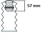 Staubschutzsatz, Stoßdämpfer Vorderachse KYB 910356