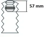Staubschutzsatz, Stoßdämpfer Vorderachse KYB 910356
