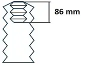 Staubschutzsatz, Stoßdämpfer Vorderachse KYB 910360 Bild Staubschutzsatz, Stoßdämpfer Vorderachse KYB 910360