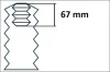 Staubschutzsatz, Sto&szlig;d&auml;mpfer Vorderachse KYB 910418