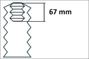 Staubschutzsatz, Stoßdämpfer Vorderachse KYB 910418