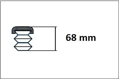 Schutzkappe/Faltenbalg, Stoßdämpfer Hinterachse KYB 940007
