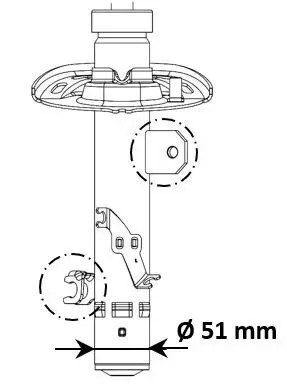 Stoßdämpfer KYB 3338005 Bild Stoßdämpfer KYB 3338005