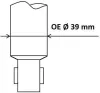 Stoßdämpfer Hinterachse KYB 3438001 Bild Stoßdämpfer Hinterachse KYB 3438001