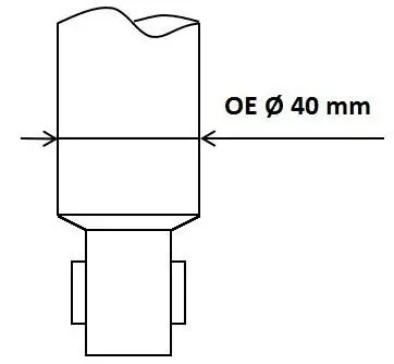 Stoßdämpfer Hinterachse KYB 553389 Bild Stoßdämpfer Hinterachse KYB 553389