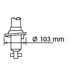 Stoßdämpfer Hinterachse KYB 341186 Bild Stoßdämpfer Hinterachse KYB 341186