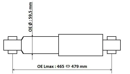 Stoßdämpfer KYB 3450023 Bild Stoßdämpfer KYB 3450023