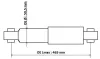 Stoßdämpfer Hinterachse KYB 345700 Bild Stoßdämpfer Hinterachse KYB 345700