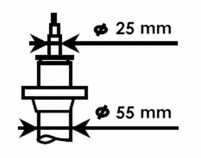 Stoßdämpfer KYB 325700