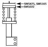 Federbeinstützlager Vorderachse KYB SM1022 Bild Federbeinstützlager Vorderachse KYB SM1022