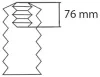 Staubschutzsatz, Stoßdämpfer Vorderachse KYB 910261 Bild Staubschutzsatz, Stoßdämpfer Vorderachse KYB 910261