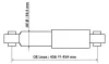 Stoßdämpfer Hinterachse KYB 3450003 Bild Stoßdämpfer Hinterachse KYB 3450003