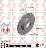 Bremsscheibe ZIMMERMANN 100.1048.52