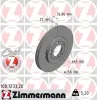 Bremsscheibe Vorderachse ZIMMERMANN 100.1233.20