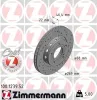 Bremsscheibe Hinterachse ZIMMERMANN 100.1239.52