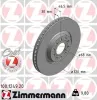 Bremsscheibe Vorderachse ZIMMERMANN 100.1249.20
