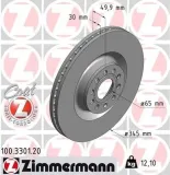 Bremsscheibe ZIMMERMANN 100.3301.20